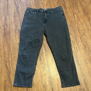 Madewell the perfect vintage jean 32 black washed jean great condition